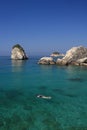Overview on Parga Greece Royalty Free Stock Photo