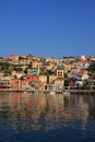 Overview on Parga Greece Royalty Free Stock Photo