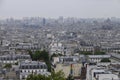 Overview of Paris roofs in france Royalty Free Stock Photo