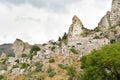 Overview on Pendedattilo a small town in Calabria Royalty Free Stock Photo