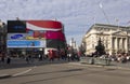 Overview of Piccadilly Circus square Royalty Free Stock Photo
