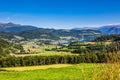 Overview Picture of ÃËystese a natural pearl in Kvam, Hordaland. Royalty Free Stock Photo