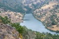 Overview of a portion of the Rector reservoir near Yountville Royalty Free Stock Photo