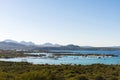 Overview of Porto Cervo in Costa Smeralda in Sardinia, Italy Royalty Free Stock Photo