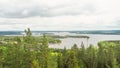 Overview at pÃÂ¤ijÃÂ¤nne lake from the struve geodetic arc at moun