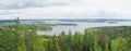 Overview at pÃÂ¤ijÃÂ¤nne lake from the struve geodetic arc at moun