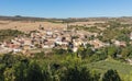 Overview of Sansol, a village along the Camino de Santiago, Navarre, Spain.