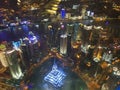 The overview of Shanghai City at Night