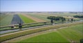 Overview of Three Traditional Windmills - Rustenburg, The Netherlands, 4K Drone Footage