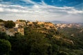 Overview of the town of Lubriano, Lazio, Italy Royalty Free Stock Photo