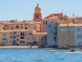 The town of Saint-Tropez, France. Royalty Free Stock Photo