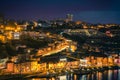 Overview of Vila Nova de Gaia, district of Porto, Portugal at ni
