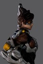 Overwatch tracer figure printed on a 3D printer and hand-painted.