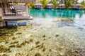 Overwater Bungalows, French Polynesia Royalty Free Stock Photo