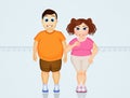 Overweight couple