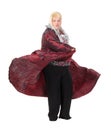 Overweight entertainer or disillusioned drag queen Royalty Free Stock Photo