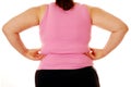 Overweight woman Royalty Free Stock Photo