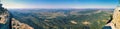 Overwhelming panorama of Hortus mount from Pic Saint-Loup