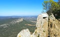 Overwhelming panorama of Hortus mount from Pic Saint-Loup