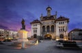 Ovidiu Square with National History and Archeology Museum in Constanta, Romania