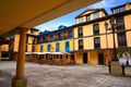 Oviedo fontan square in Asturias Spain