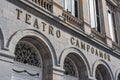 Oviedo, Spain, March 20, 2023: Main facade of the famous Campoamor theatre where the Princess of Asturias Awards are