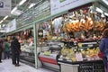 Oviedo, 18th april: Mercado El Fontan Building interior in Downtown of Oviedo City in Spain