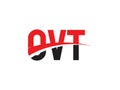 OVT Letter Initial Logo Design Vector Illustration Royalty Free Stock Photo