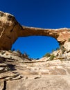 Owachomo Bridge, Natural Bridges National Monument Royalty Free Stock Photo