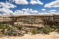 Owachomo Bridge in Natural Bridges National Monument Royalty Free Stock Photo