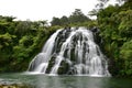 Owharoa Falls is a staircase falls in Karangahake Gorge Royalty Free Stock Photo