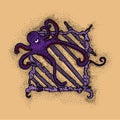 Vector abstract octopus illustration enjoyable charaÃÂ§ters for your designs and artworks