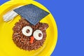 Owl Cupcake Looks to Side