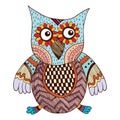 Owl Doodle Vector