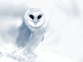 Owl in a dream Royalty Free Stock Photo