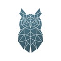 Owl head vector illustration. Royalty Free Stock Photo