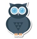 Owl Isolated Vector Icon Editable Royalty Free Stock Photo