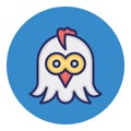 Owl  Isolated Vector Icon which can be easily modified or edited as you want Royalty Free Stock Photo
