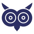 Owl  Isolated Vector Icon which can be easily modified or edited as you want Royalty Free Stock Photo