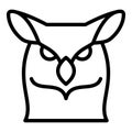 Owl  Isolated Vector Icon which can be easily modified or edited as you want Royalty Free Stock Photo