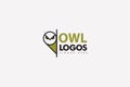 Owl logo concept. Logo available in vector