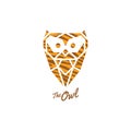 owl logo sign icon symbol bird vector art