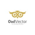 Owl logo vector template, Creative Owl logo design concepts Royalty Free Stock Photo