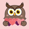 Owl with love