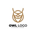 Owl Monoline Geometric