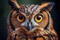 Owl portrait bird. Generate Ai