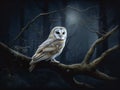 Owl\'s Watch: Silent Guardian of the Moonlit Forest