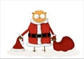 OWL Santa Claus Royalty Free Stock Photo