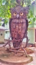 Owl Sculpture symbol of Wisdom fromThattekkad Bird Sanctuary