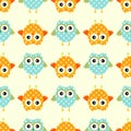 Owl set , Royalty Free Stock Photo